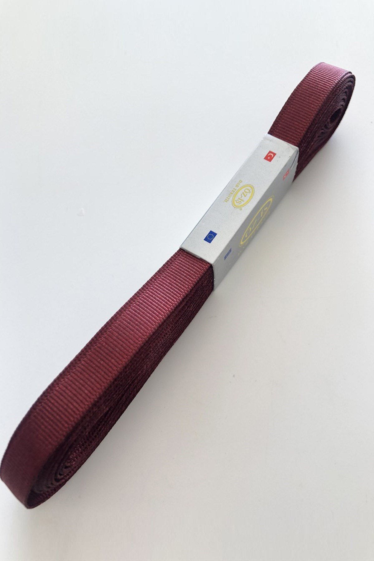 Bordo Grogren Kurdele 1 cm 10 mt