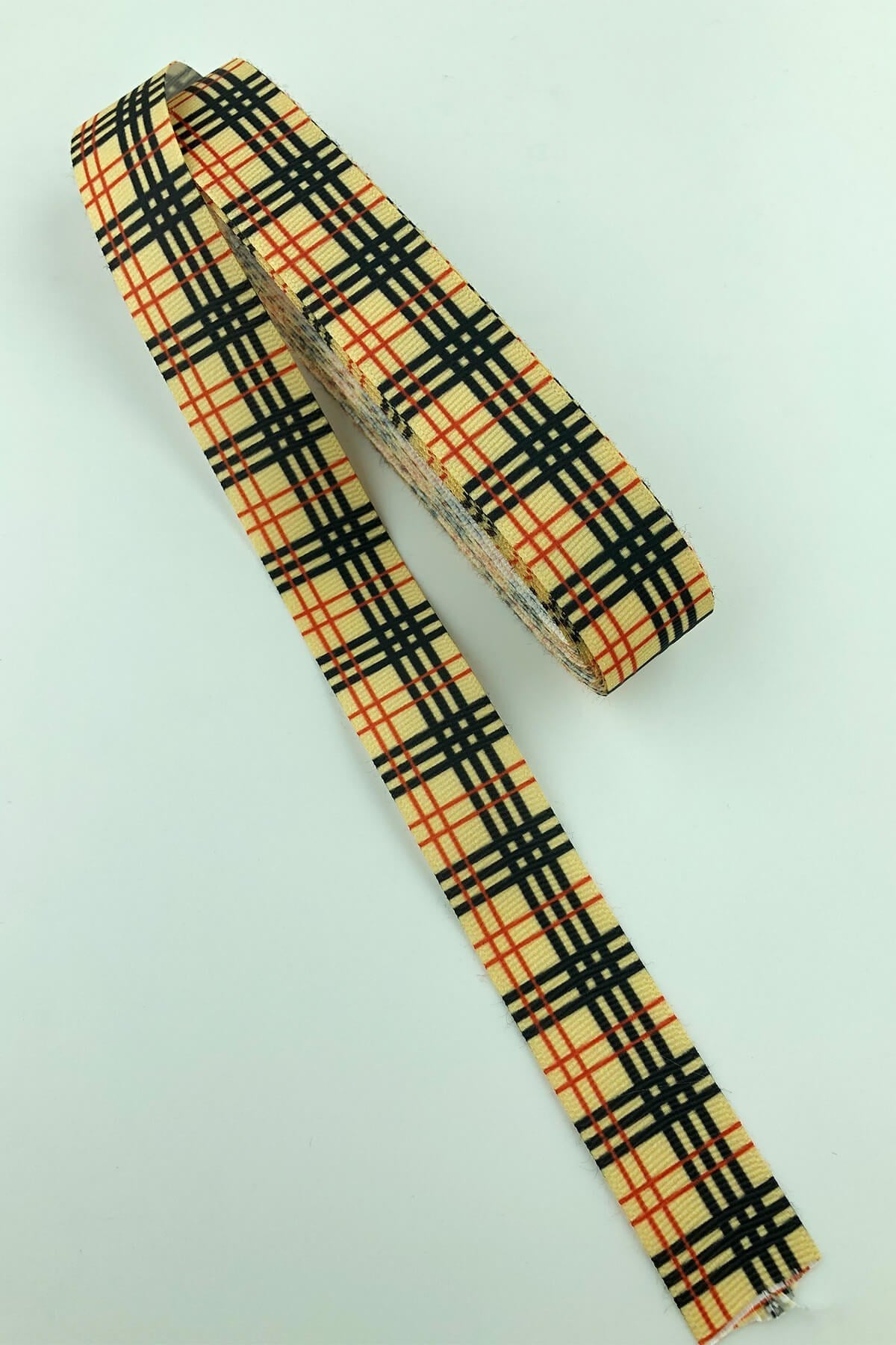 Burberry Baskılı Grogren Kurdele 10 Mt