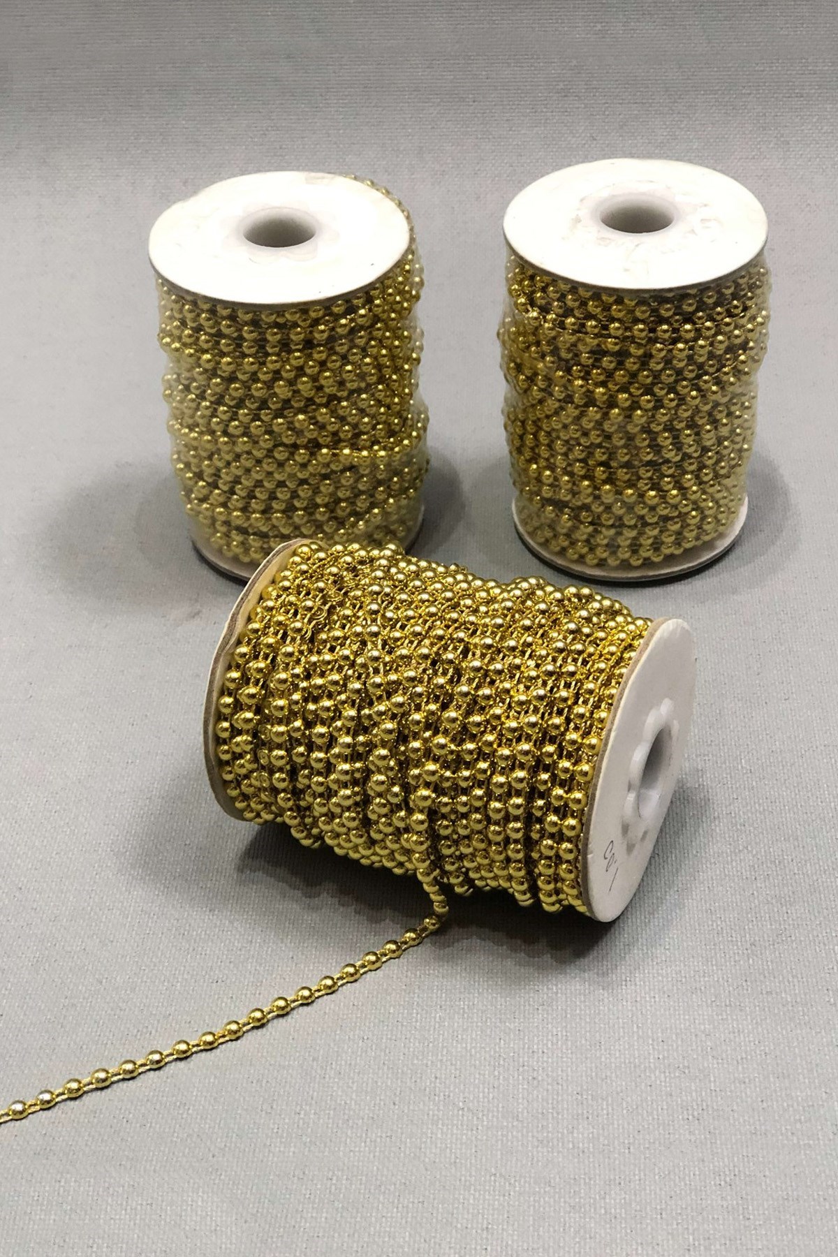 Gold Sıralı Kesik İnci 4 mm