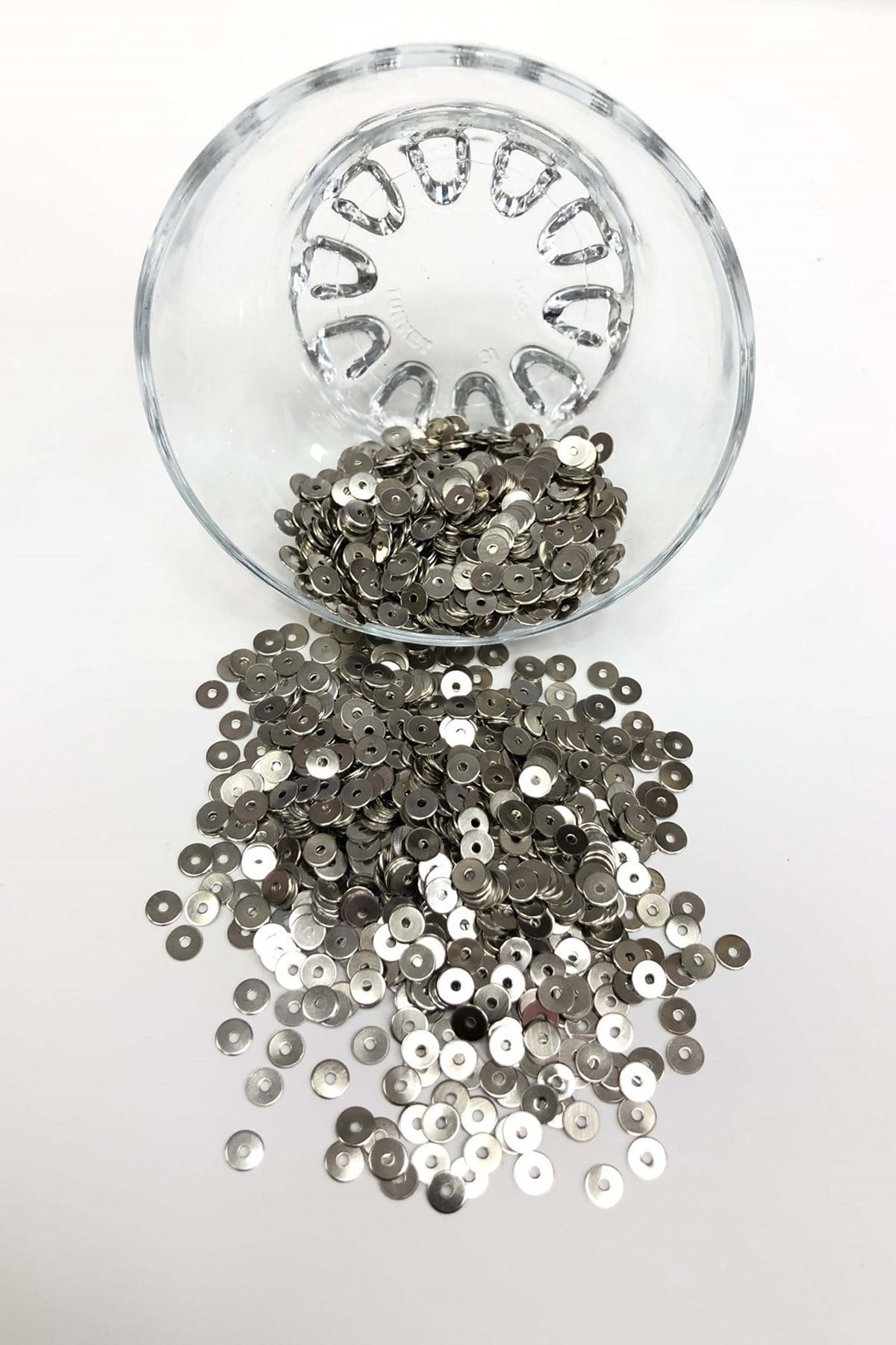 Gümüş Metal Pul 3 mm