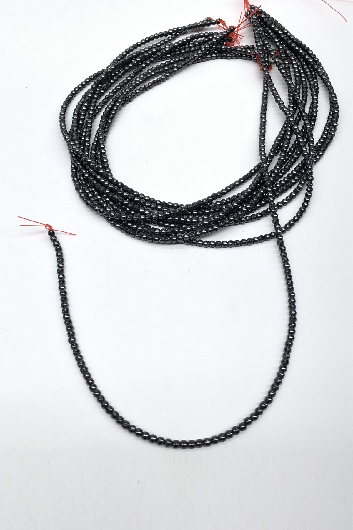 Hematit Taş Boncuk 3 mm