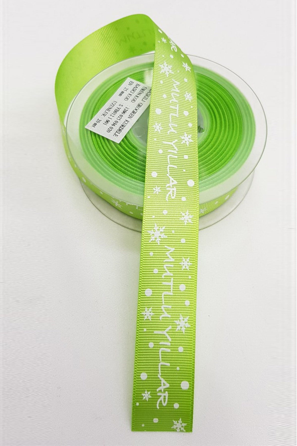 İlkbahar Tomurcuğu Renk Yılbaşı Grogren Kurdele 2,5 cm