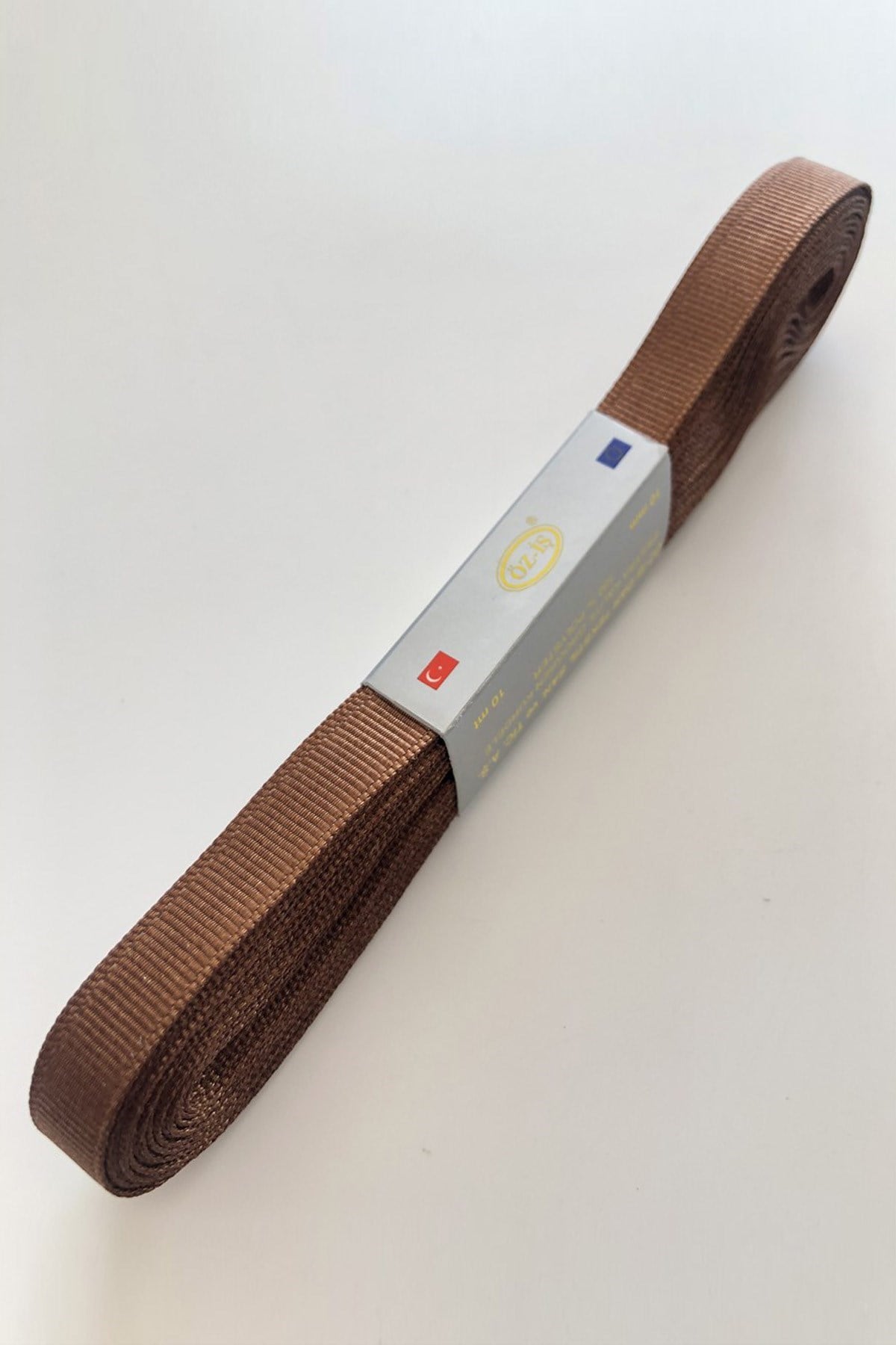 Kahve Grogren Kurdele 1 cm 10 mt