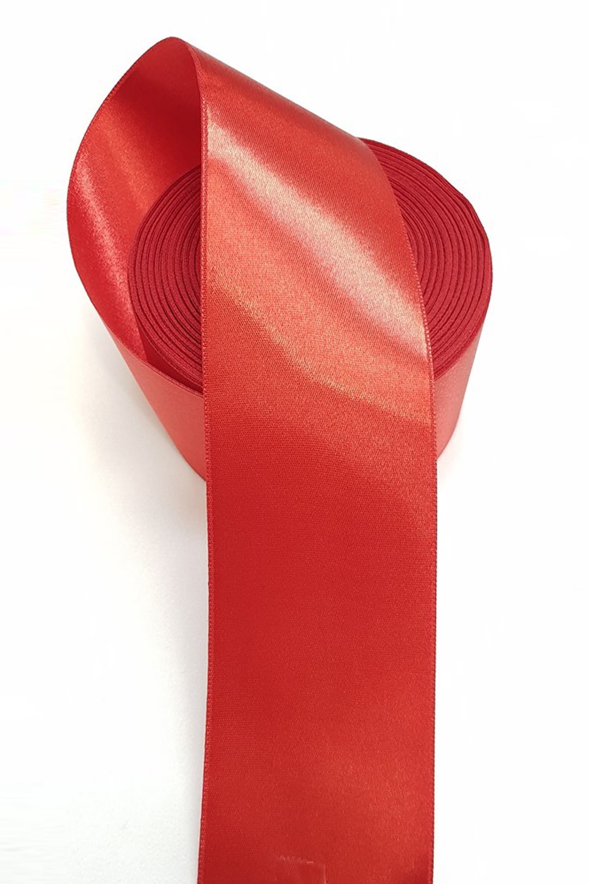 Kırmızı Saten Kurdele 6Cm
