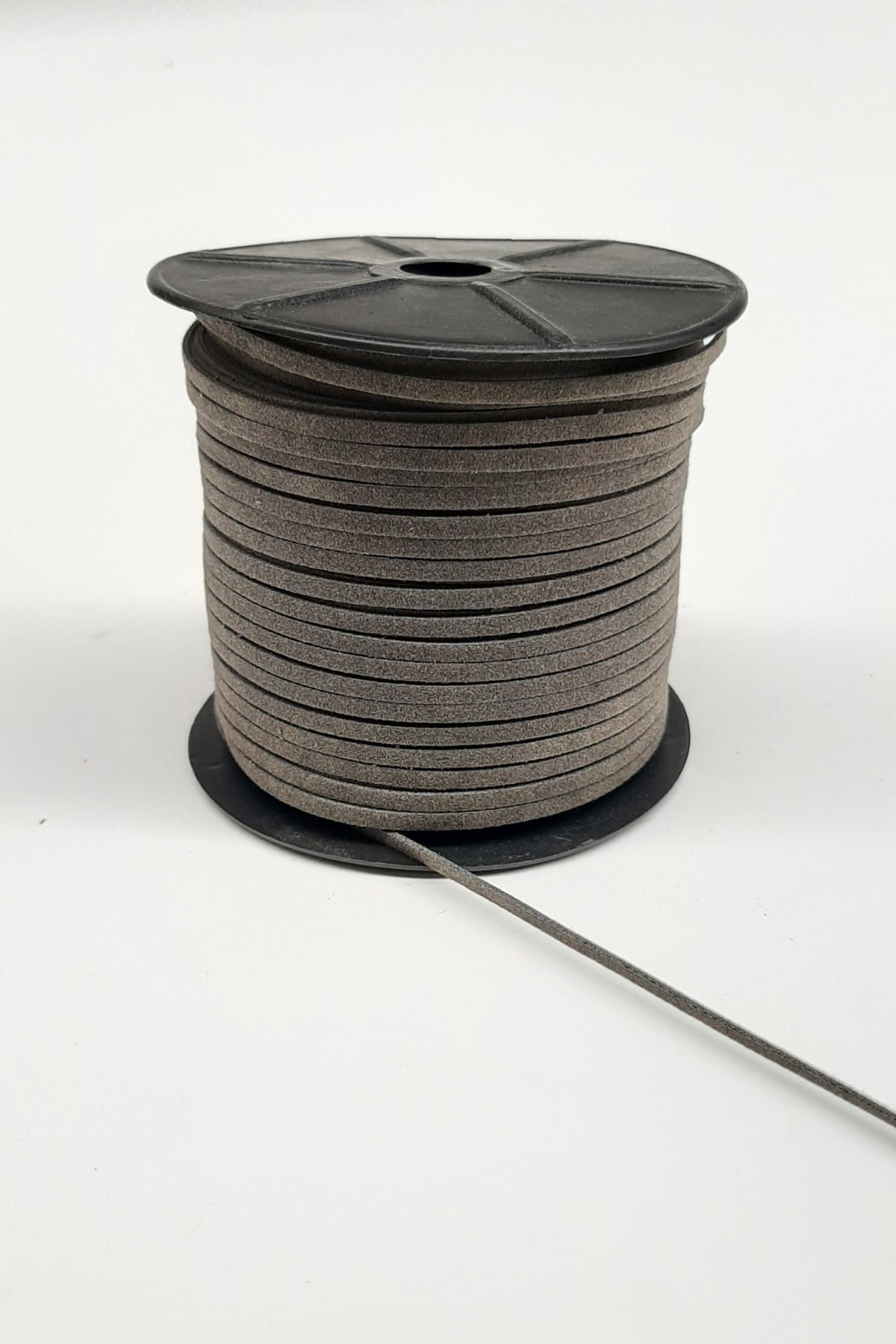 Koyu Gri Süet İp