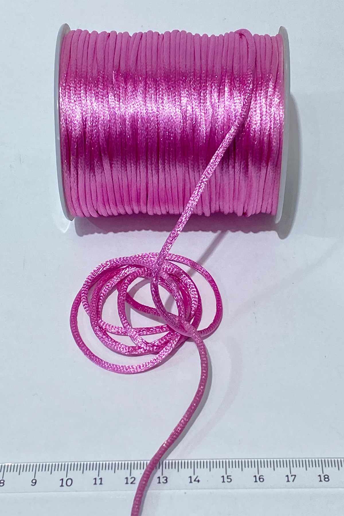 Koyu Pembe Brit İp Sıçan Kuyruğu 10 mt