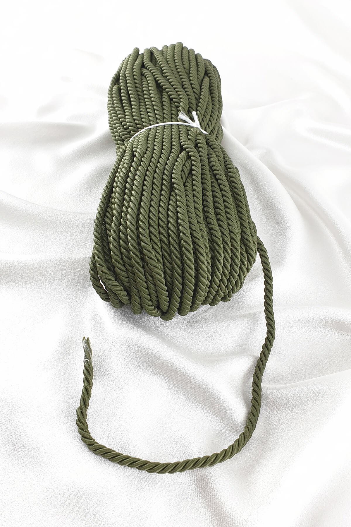 Koyu Yeşil Kordon İp 8 Mm