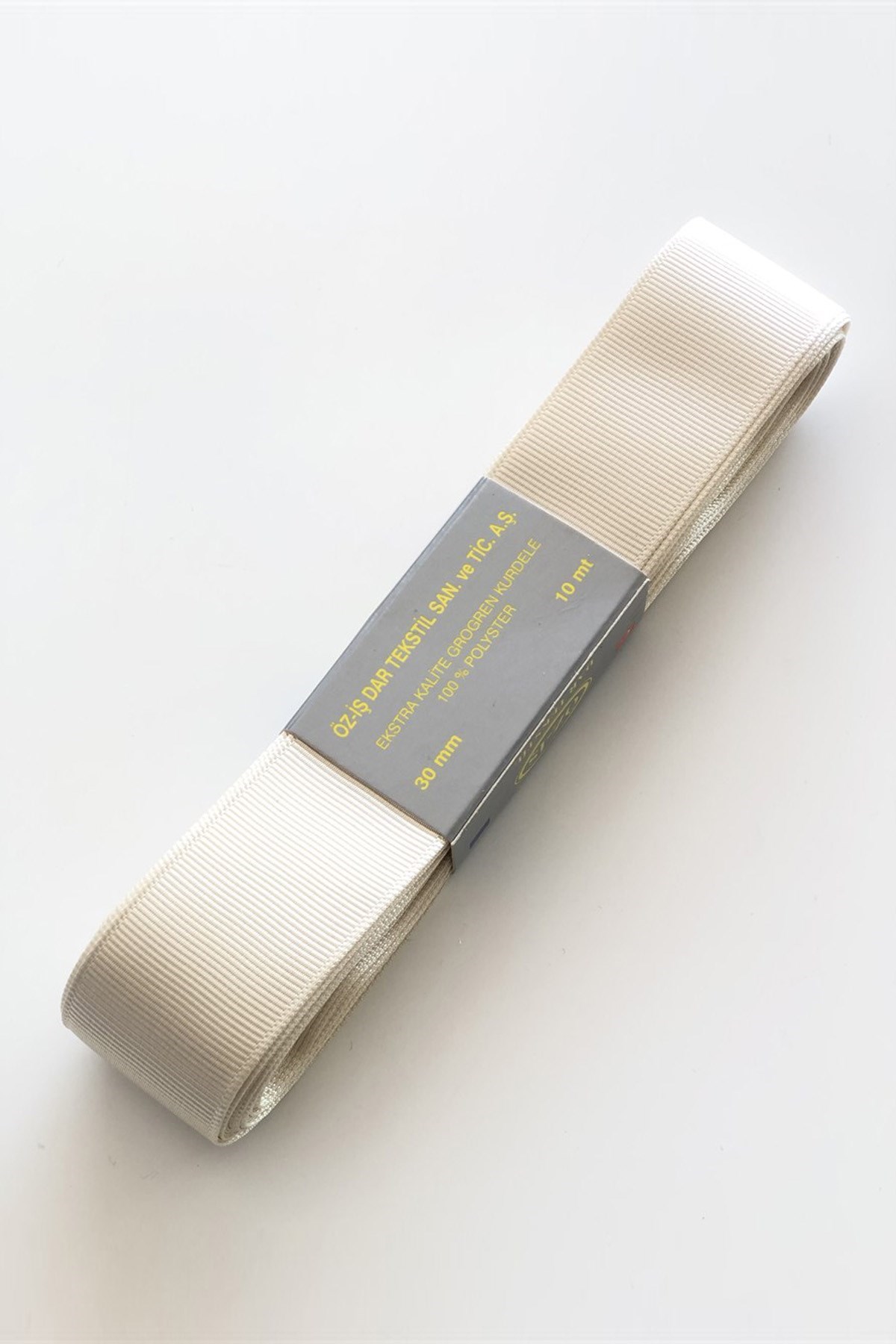 Krem Grogren Kurdele 3 cm 10 mt
