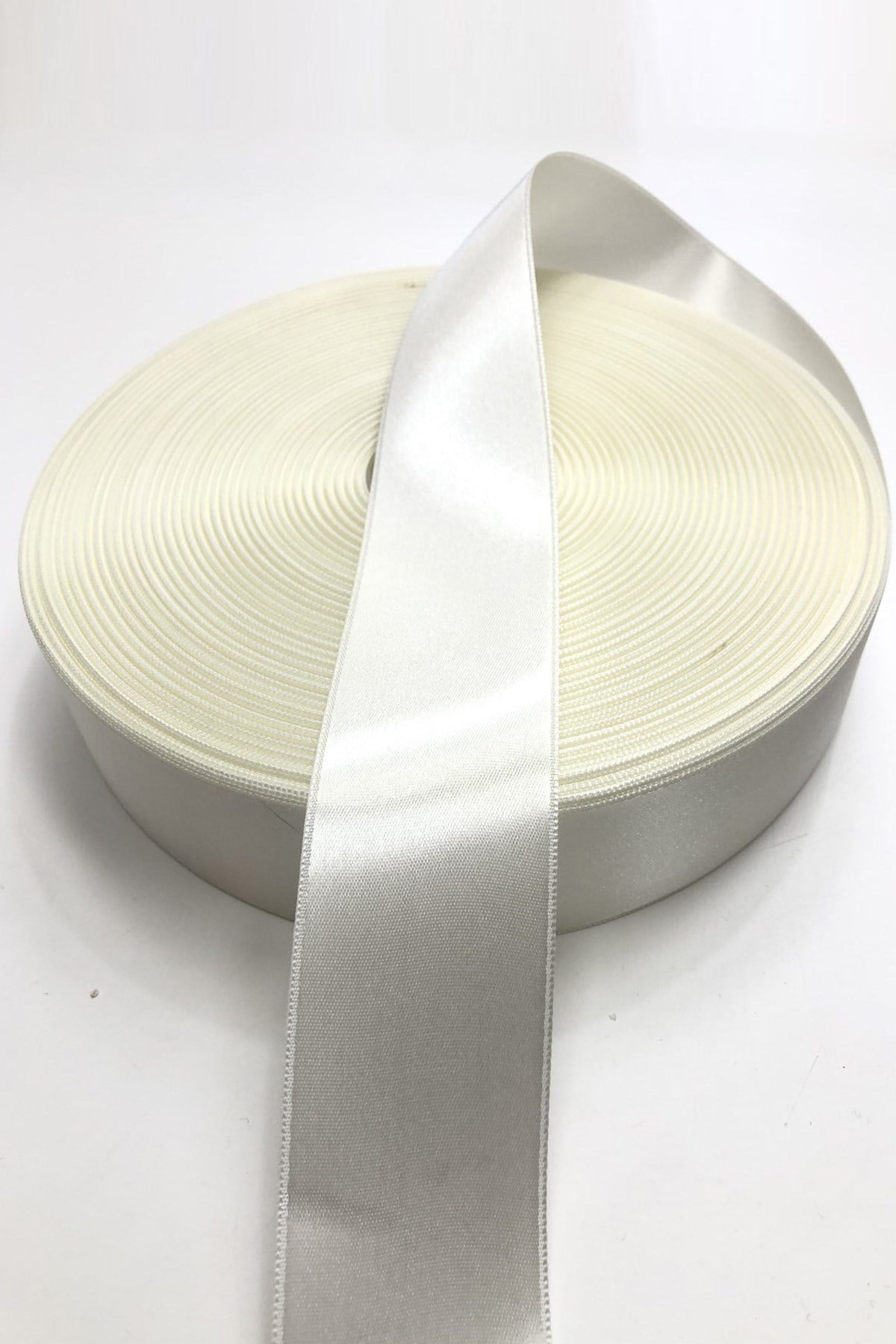 Krem Saten Kurdele 4 cm