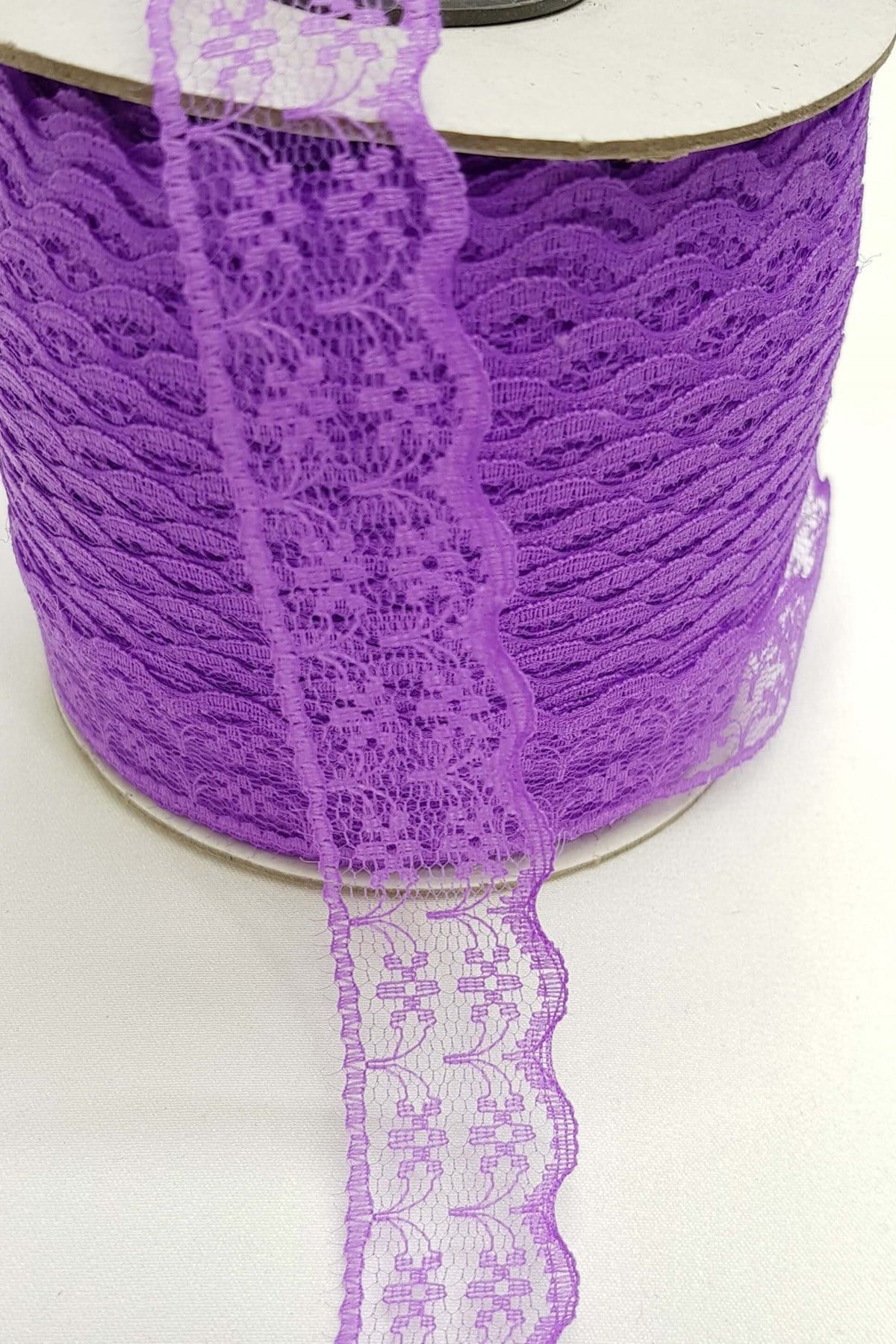 Lila  Dantel Kurdele 2,5 cm