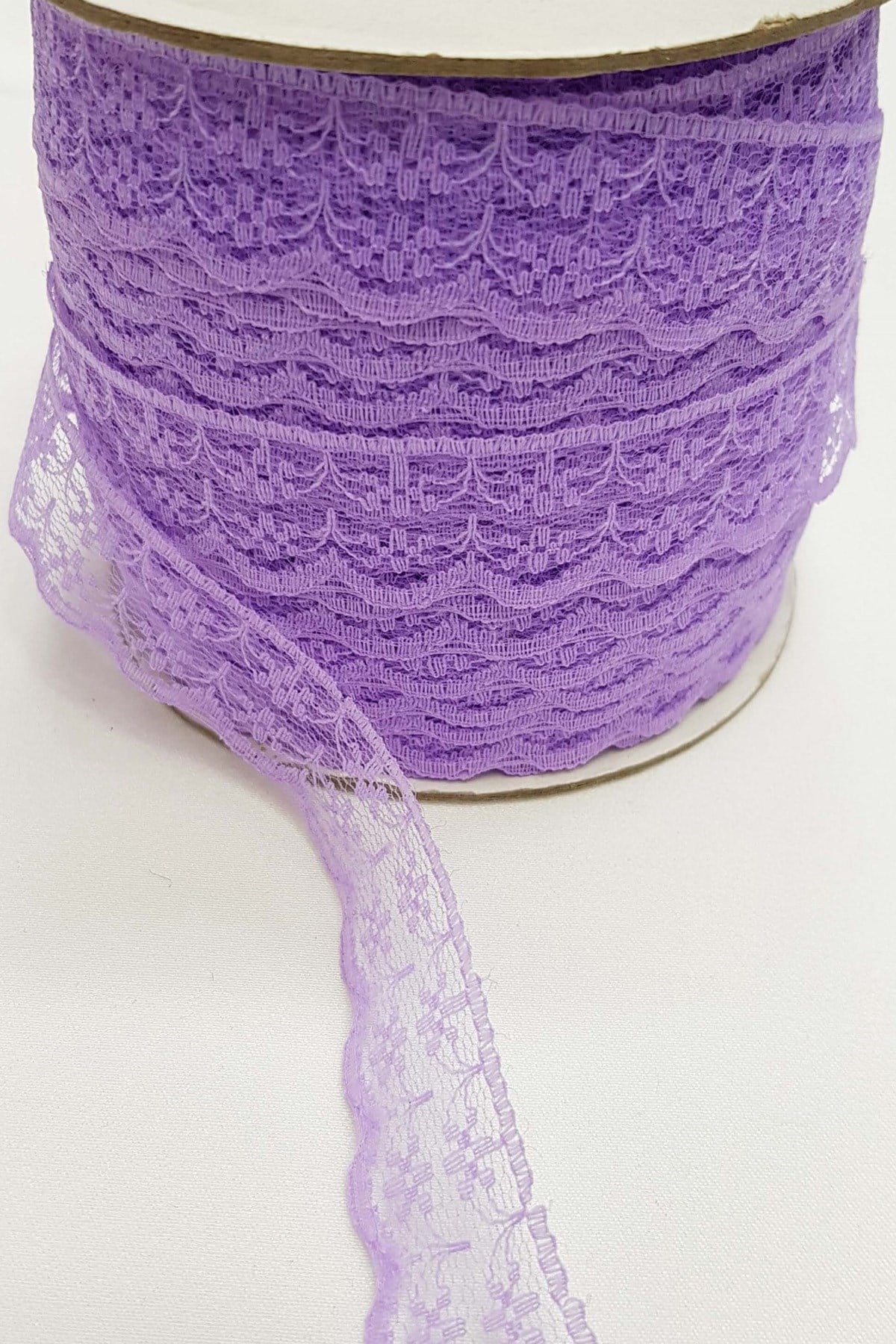 Lila Dantel Kurdele 2,5 cm