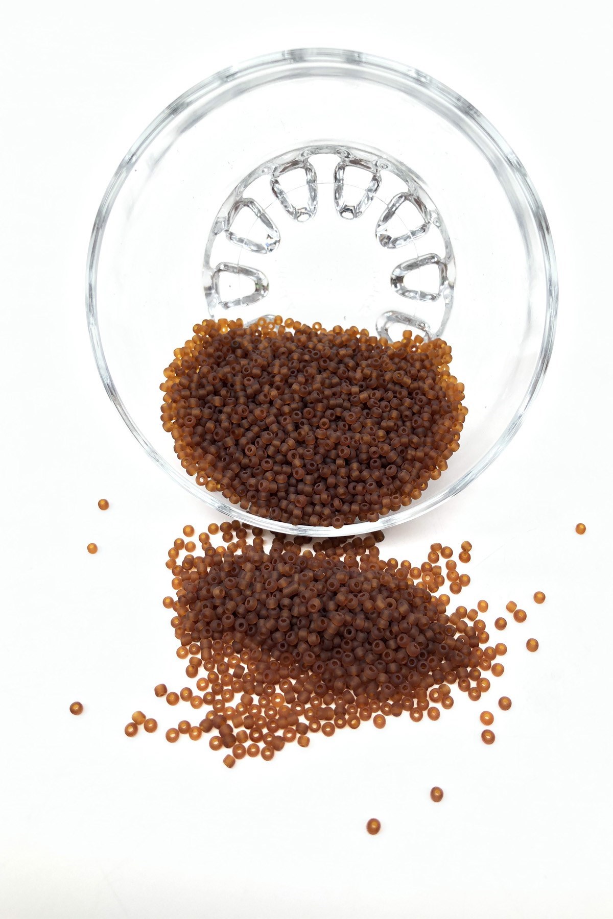 Mat Kahve Kum Boncuk 2 mm