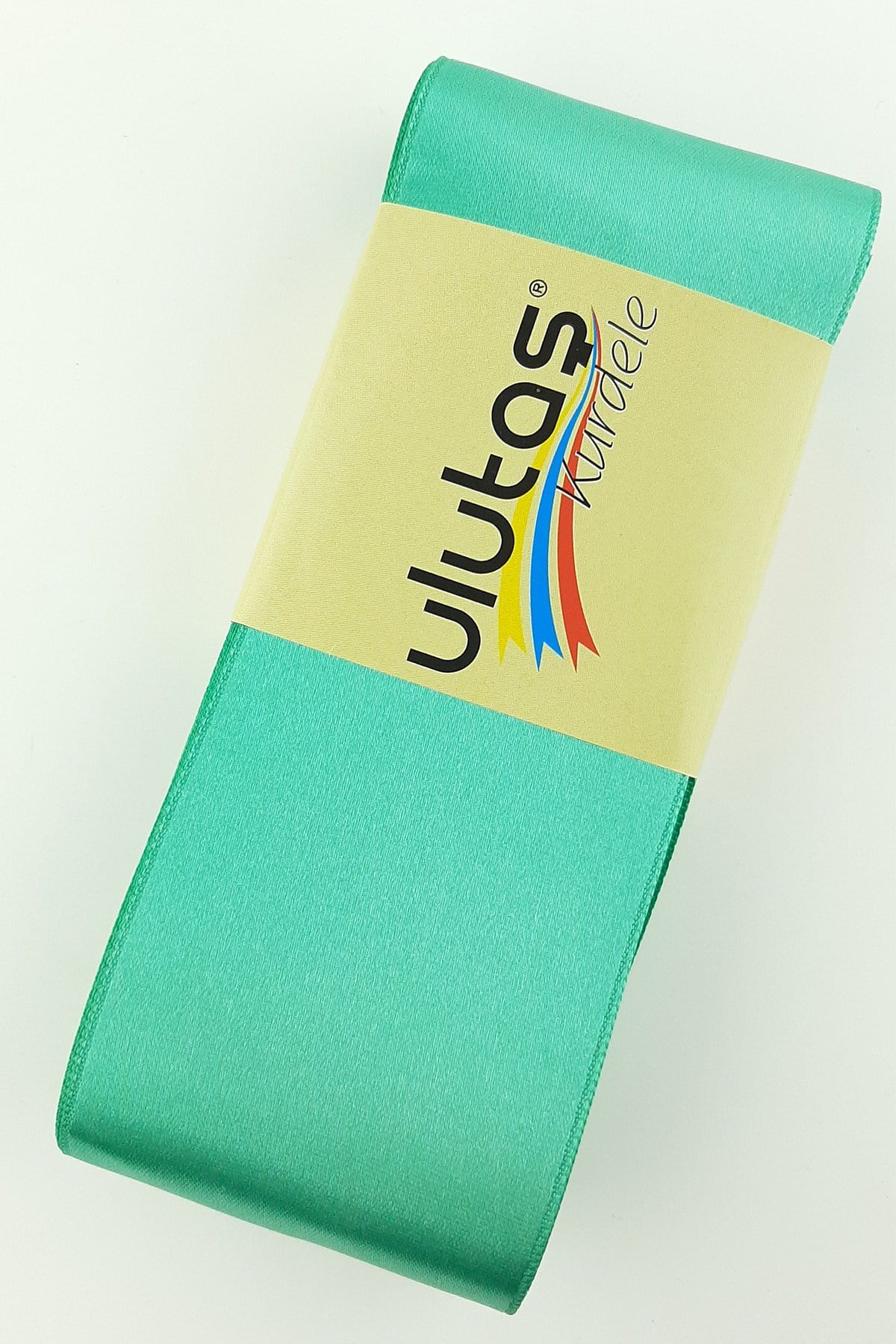 Mint Yeşili Saten Kurdele 6 cm 10 Mt