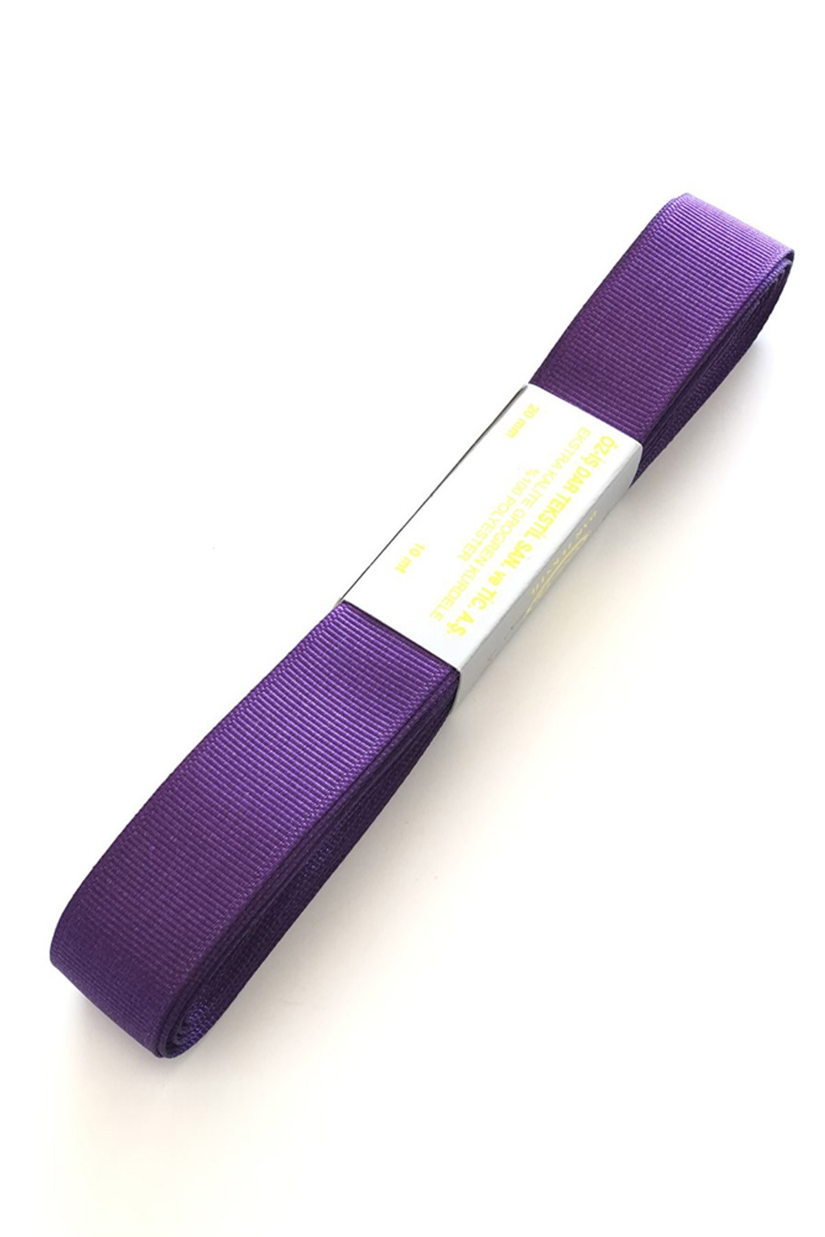 Mor Grogren Kurdele 2 cm 10 mt
