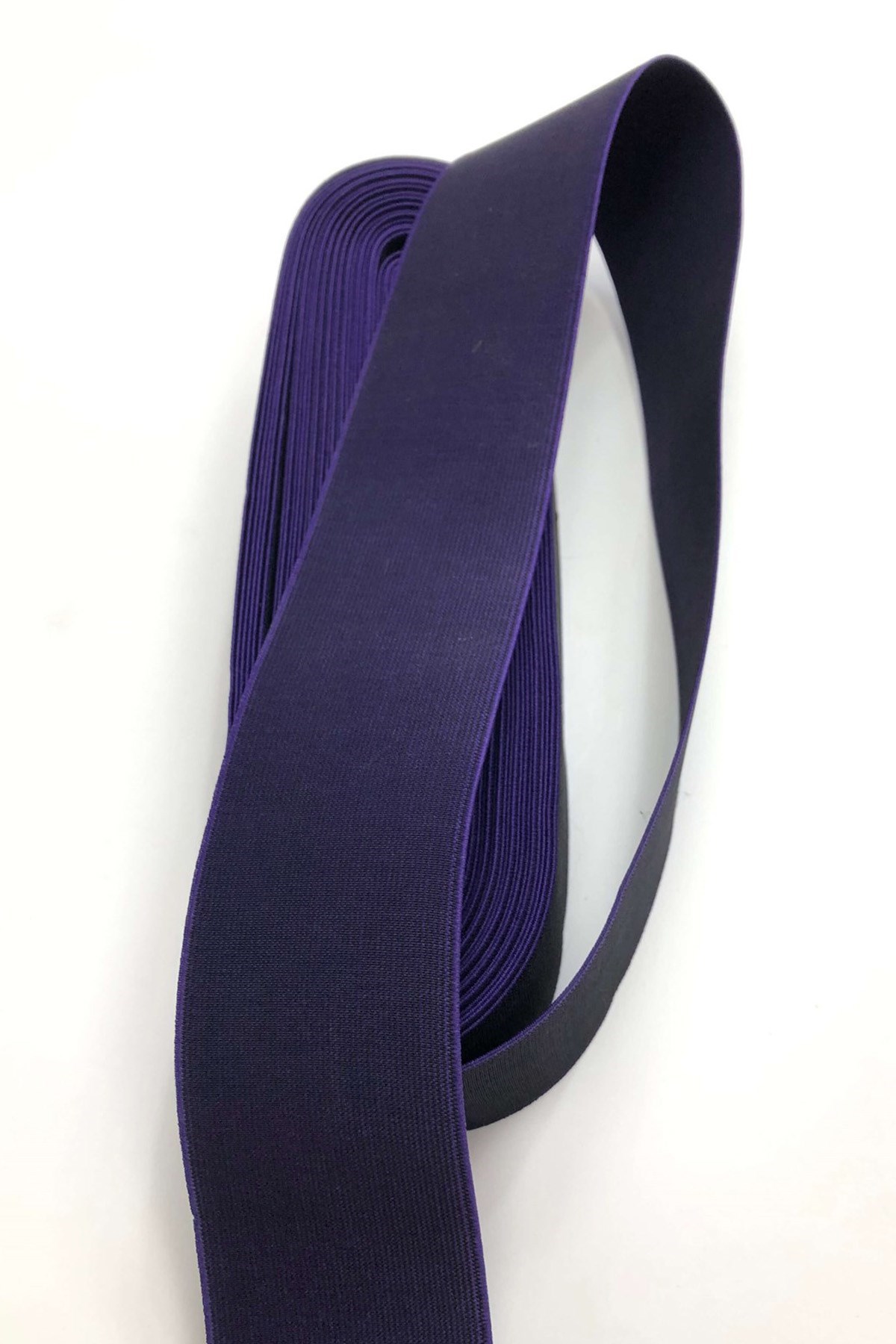 Mor Lastik 6  cm 1 mt