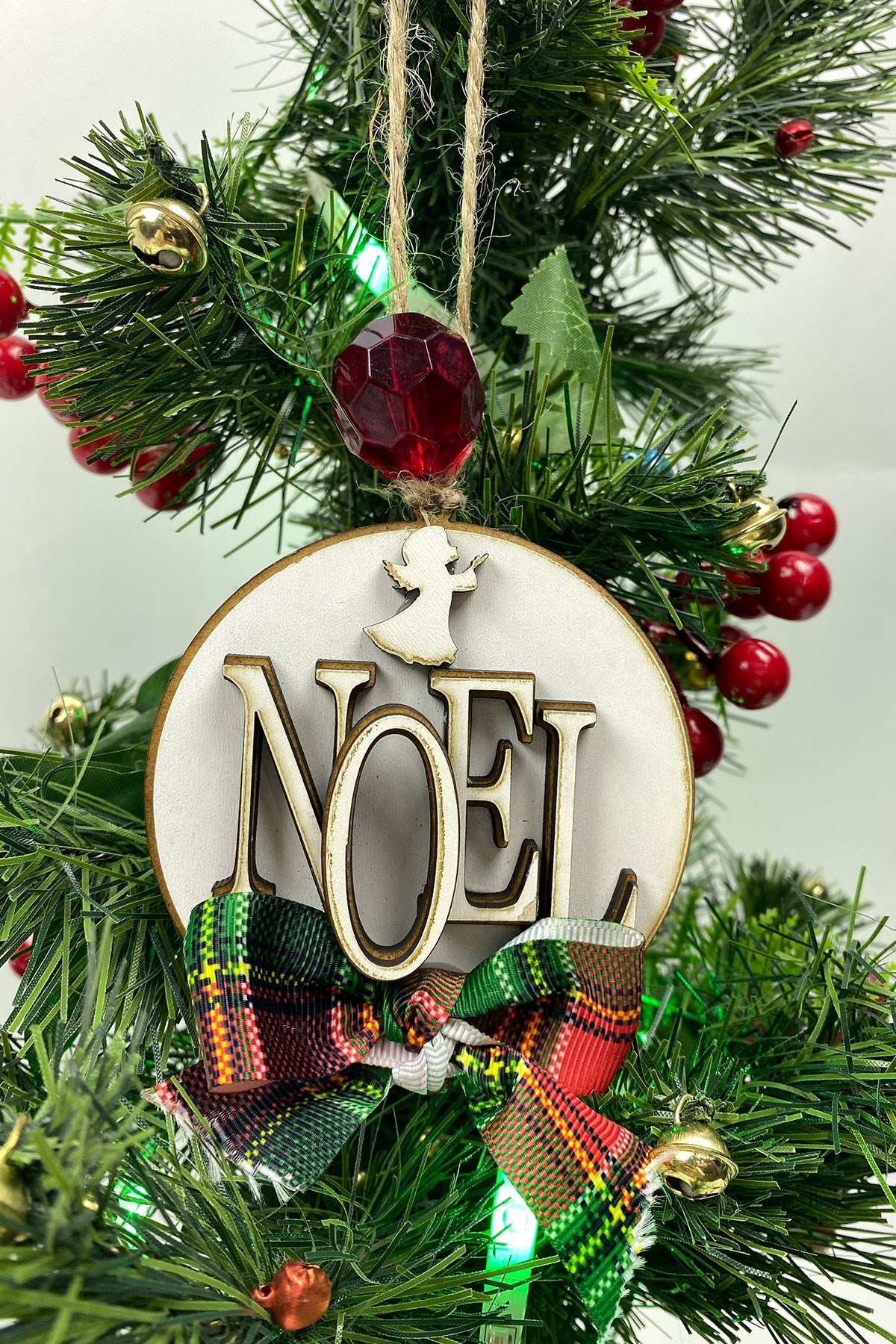 Noel Baskı Yılbaşı Ağaç Süsü 