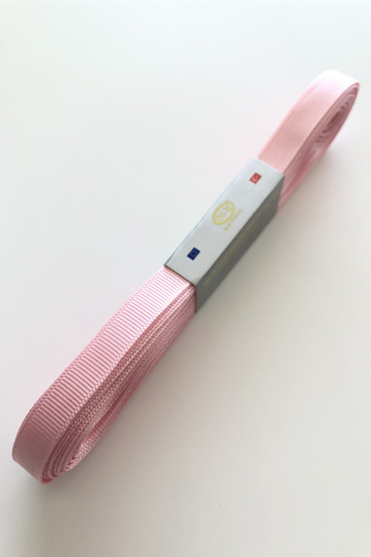 Pembe Grogren Kurdele 1 cm 10 mt