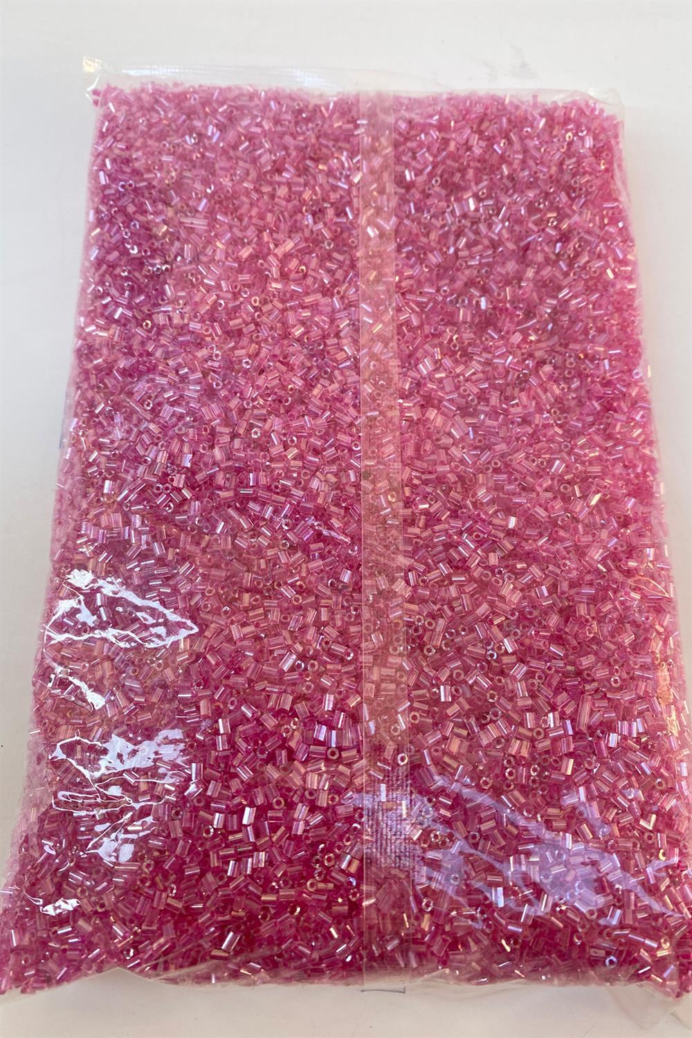 Pembe Kesme Boncuk 2,5 mm 500 grm