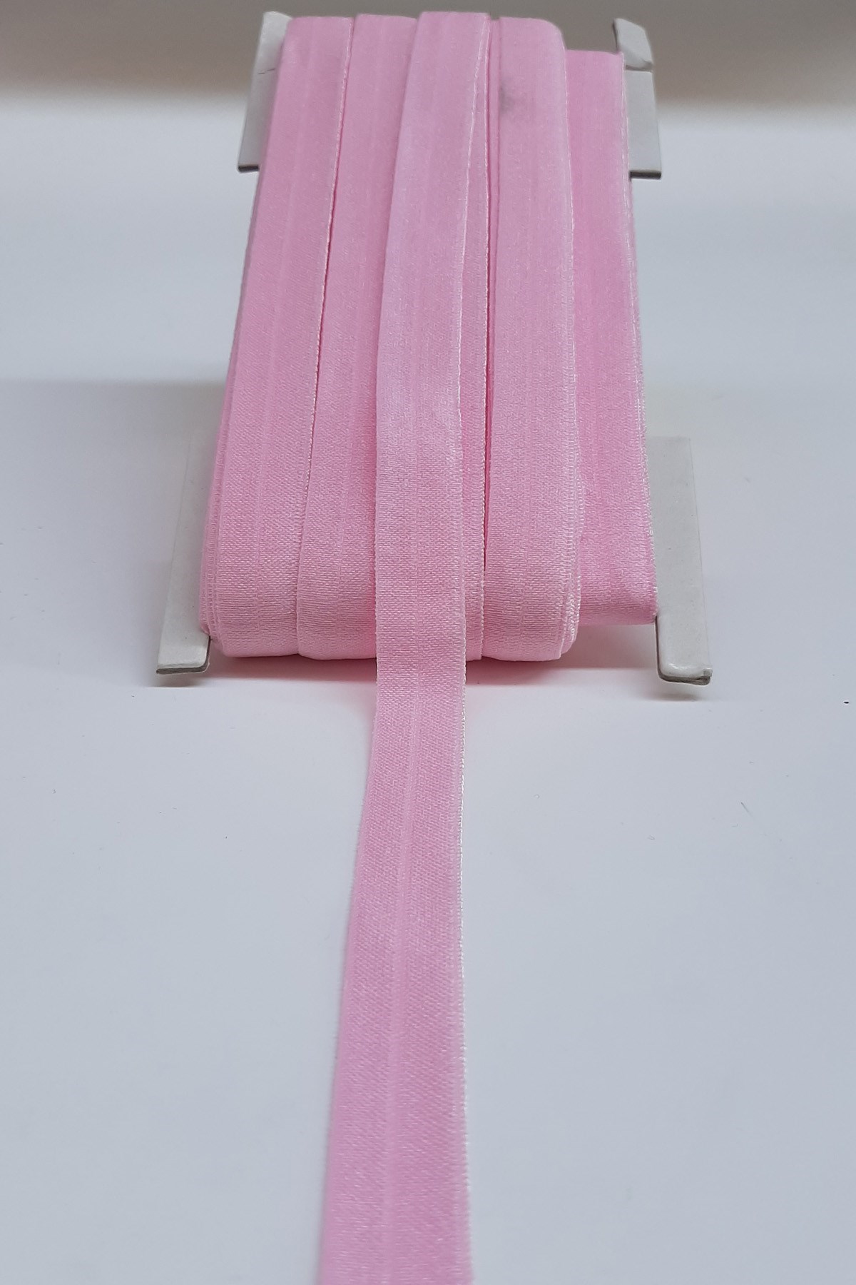 Pembe Lastikli Saç Bandı 1,5cm