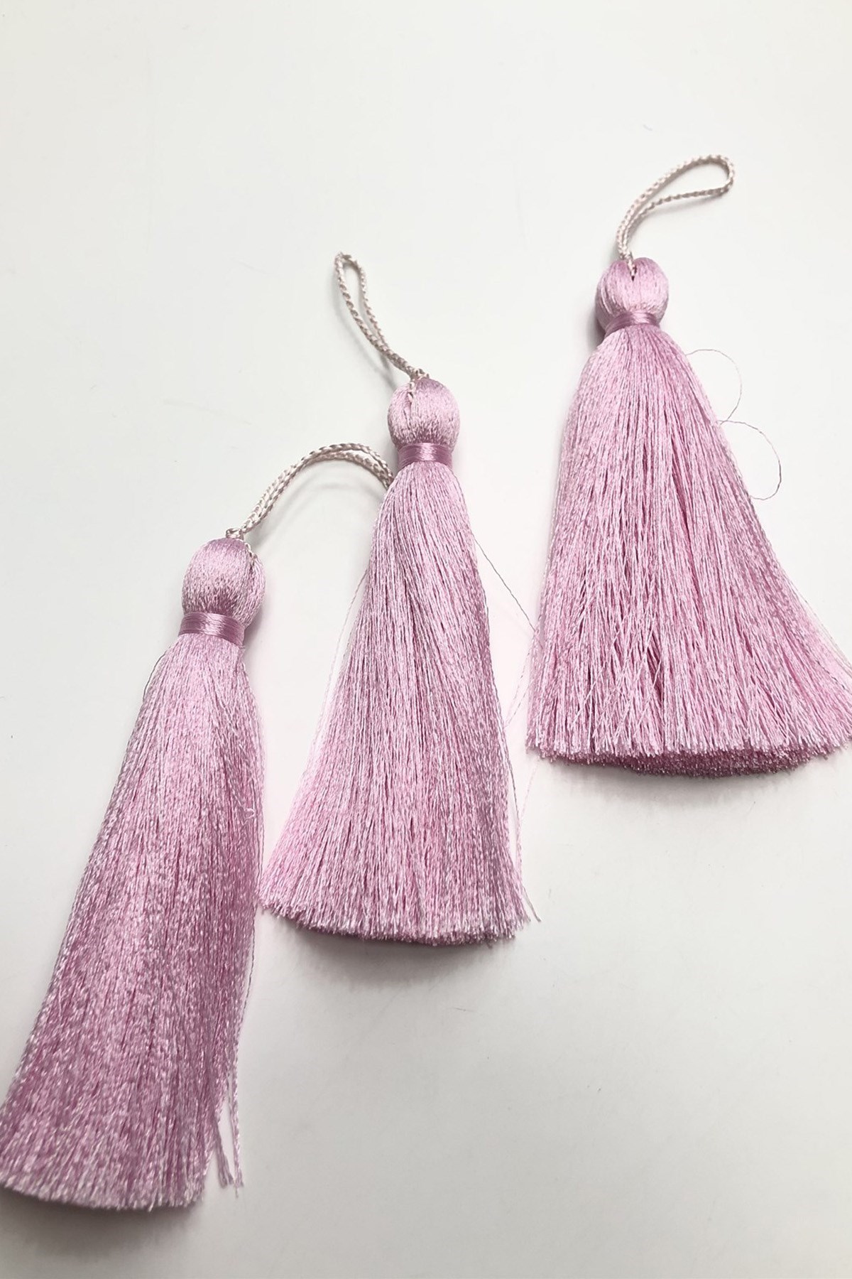 Pembe Tekli Püskül 10 cm 1 adet
