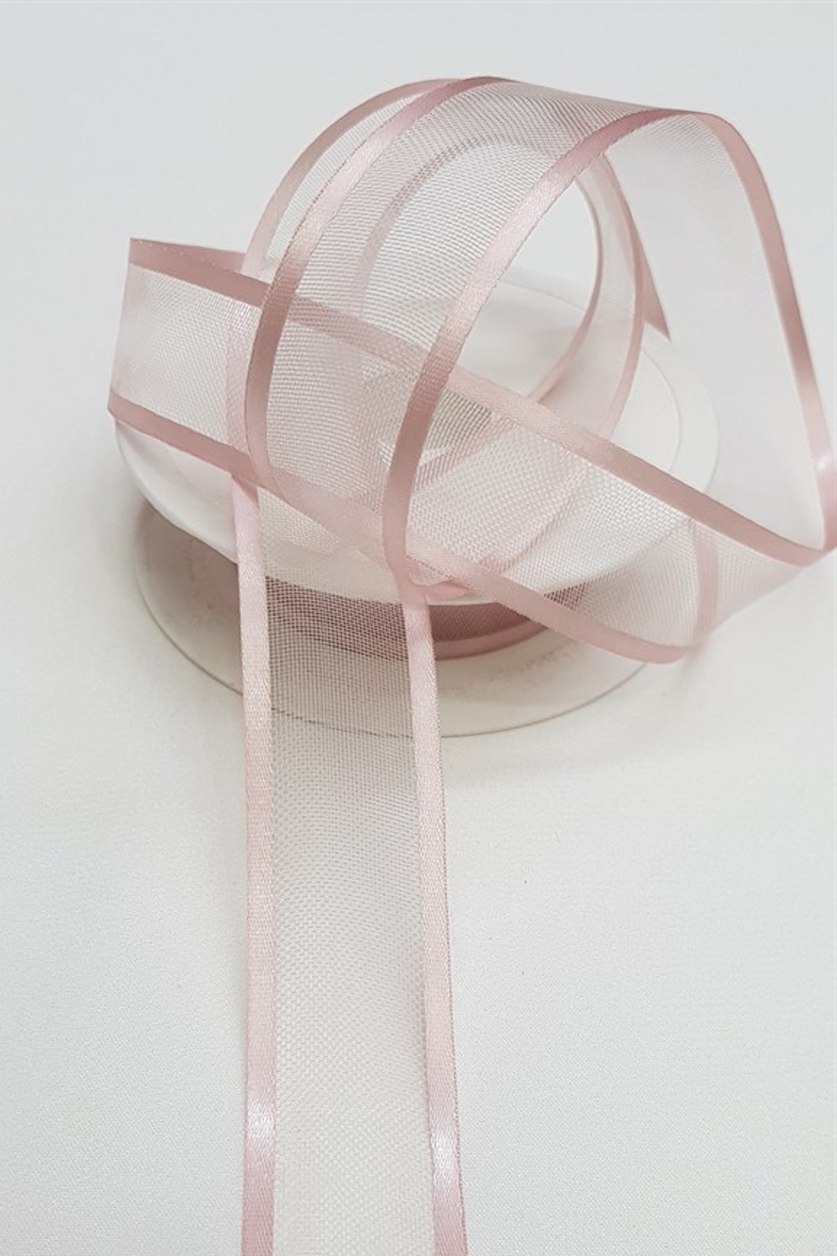 Pudra Organze Saten Kurdele 2,5Cm