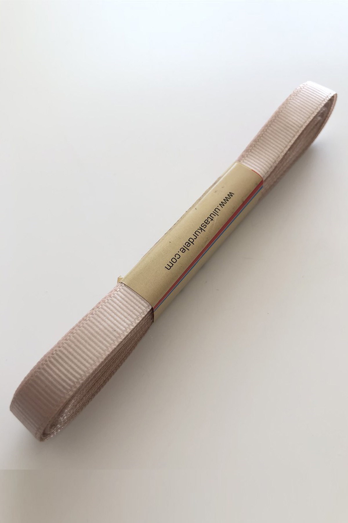 Pudra Renk Grogren Kurdele 1 cm 10 mt