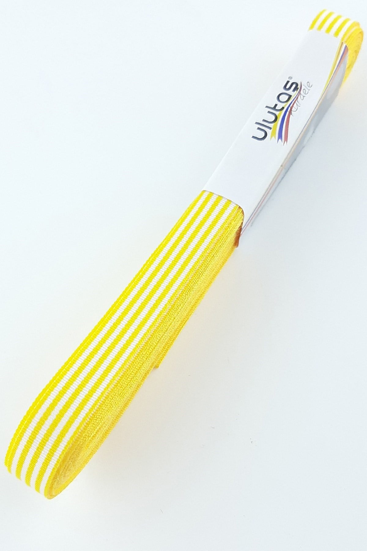 Sarı Çizgili Degrede Kurdele 1 cm 10 mt