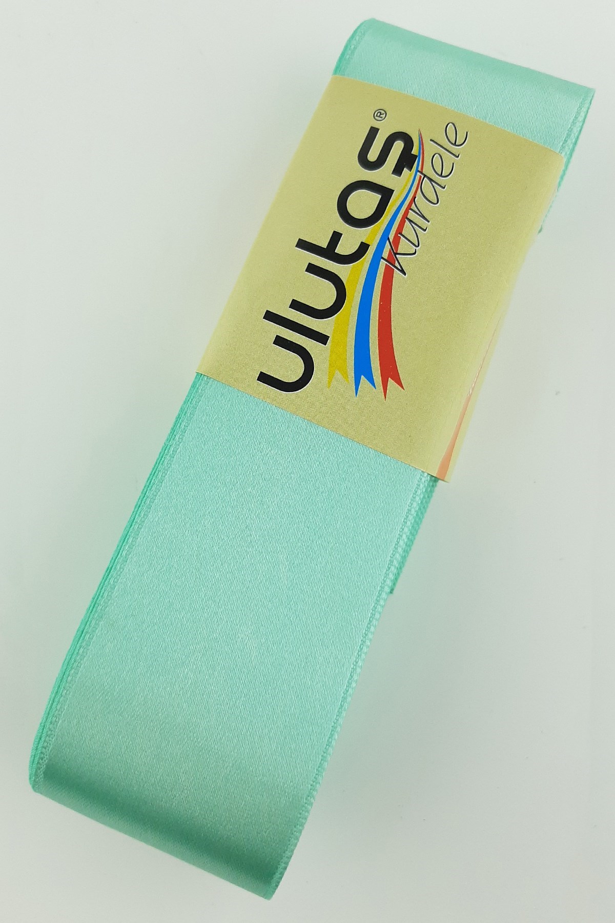 Saten Su Yeşili Kurdele 4 cm 10 mt