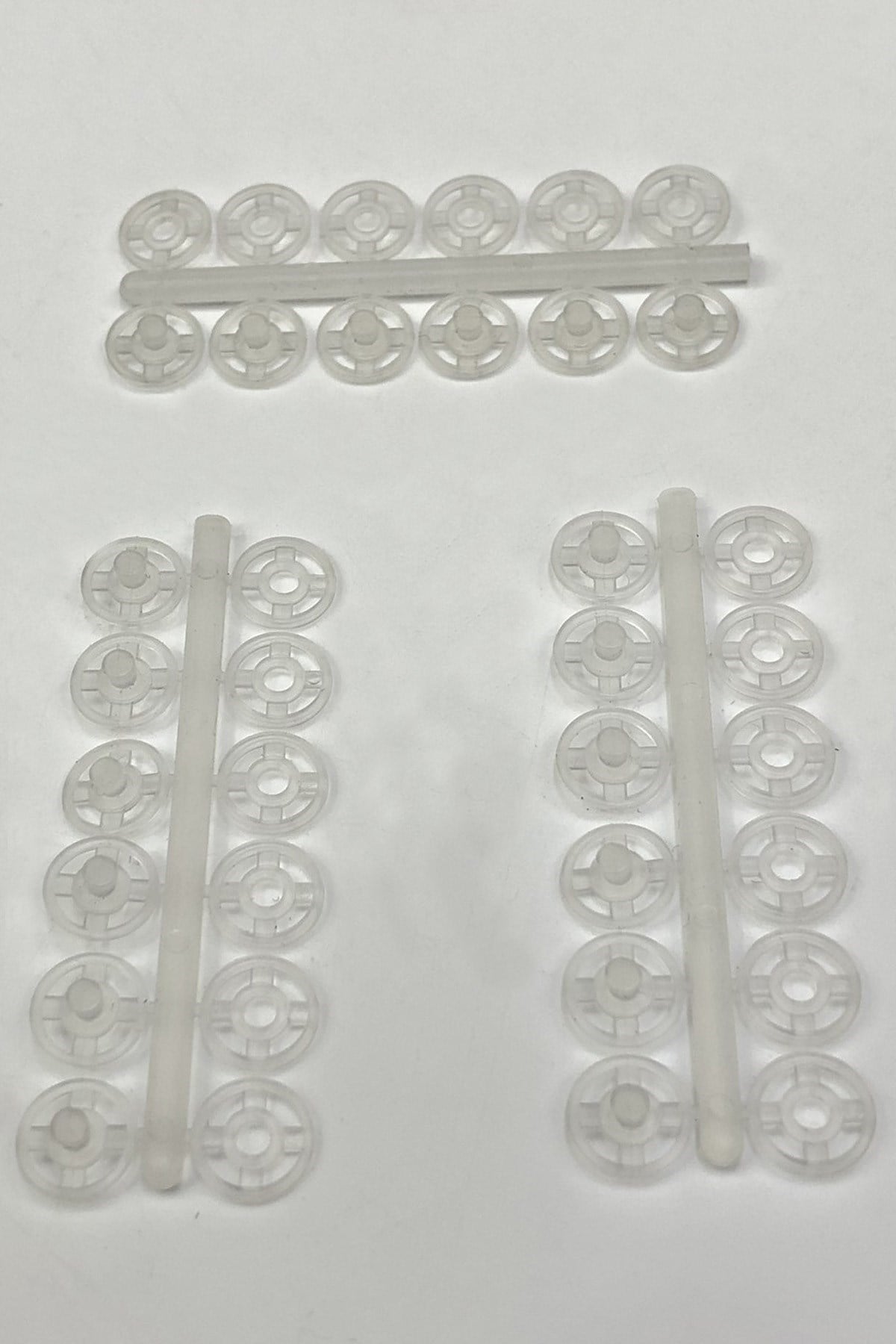 Şeffaf  Çıtçıt  0,8 cm ( 6 adet )