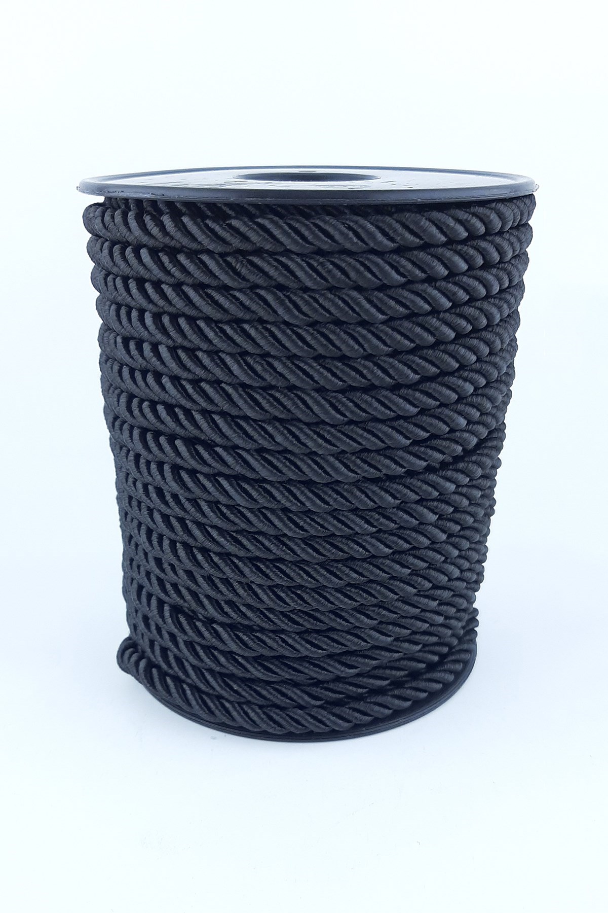Siyah Kordon İp 6 mm 25 mt