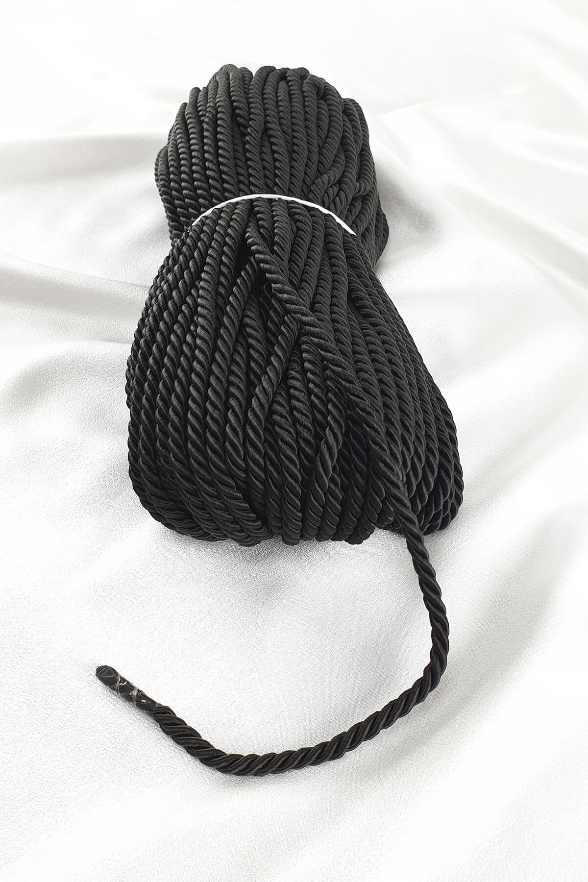Siyah Kordon İp 8 mm