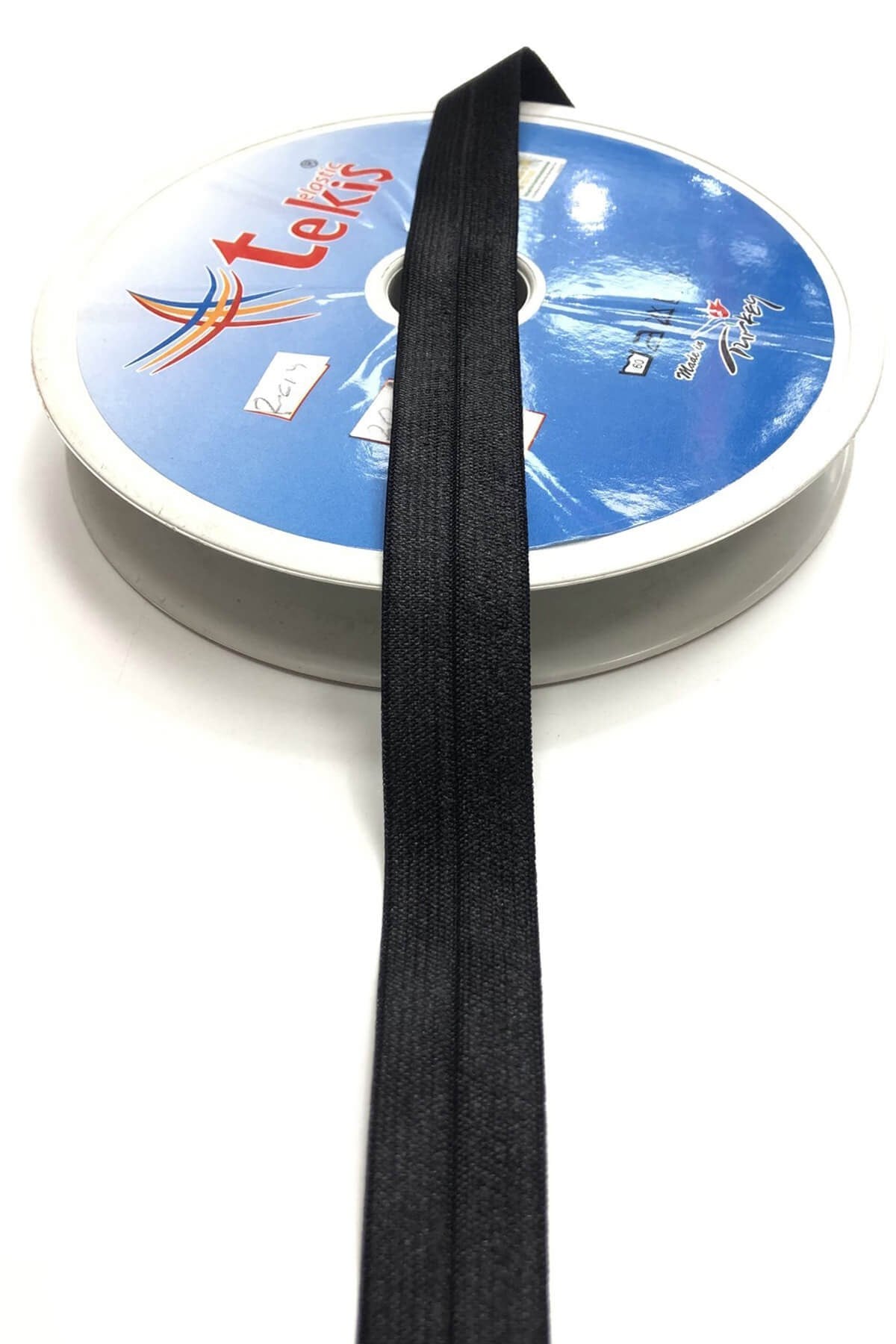 Siyah Lastikli Saç Bandı 1,5 cm