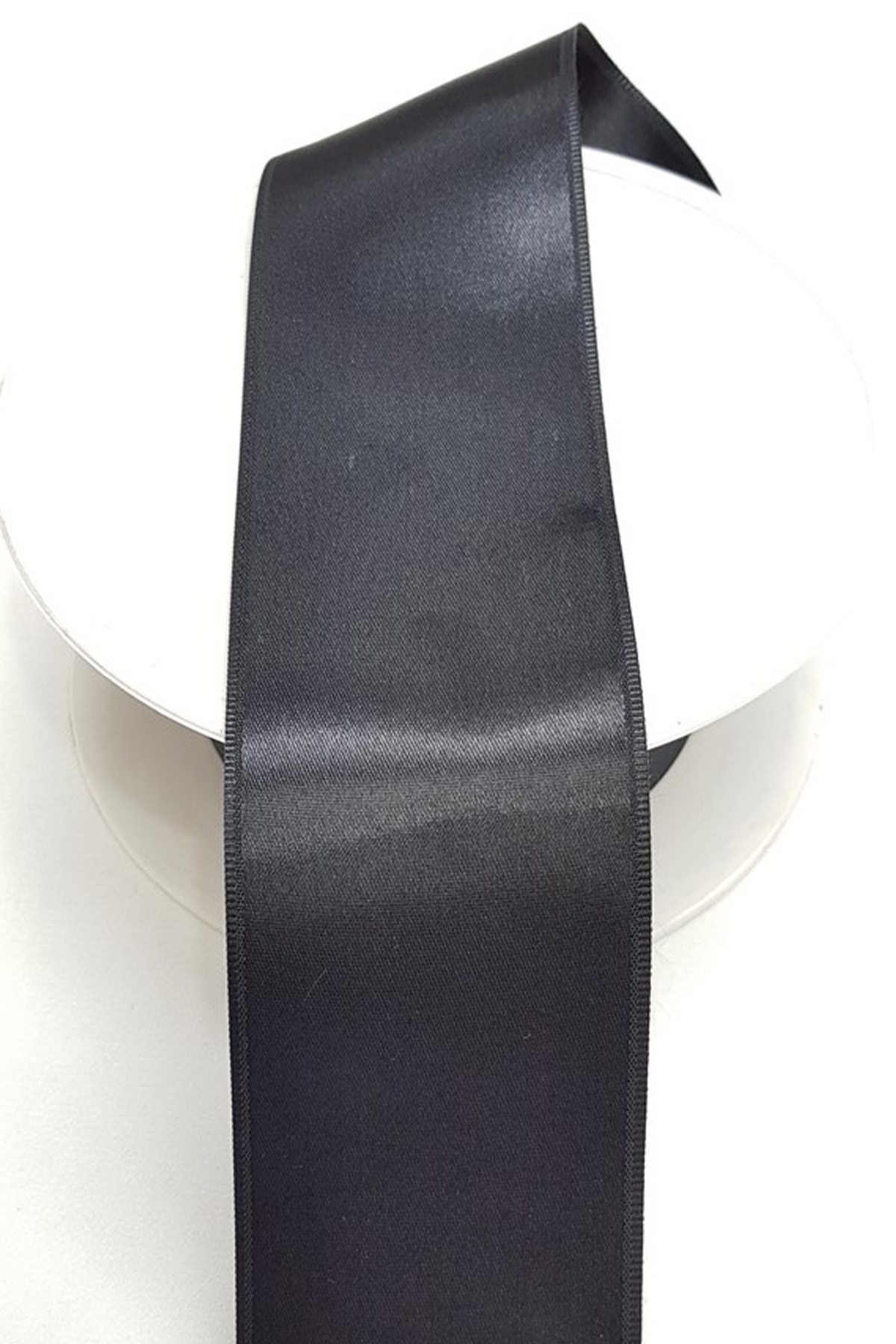 Siyah Saten Kurdele 6Cm