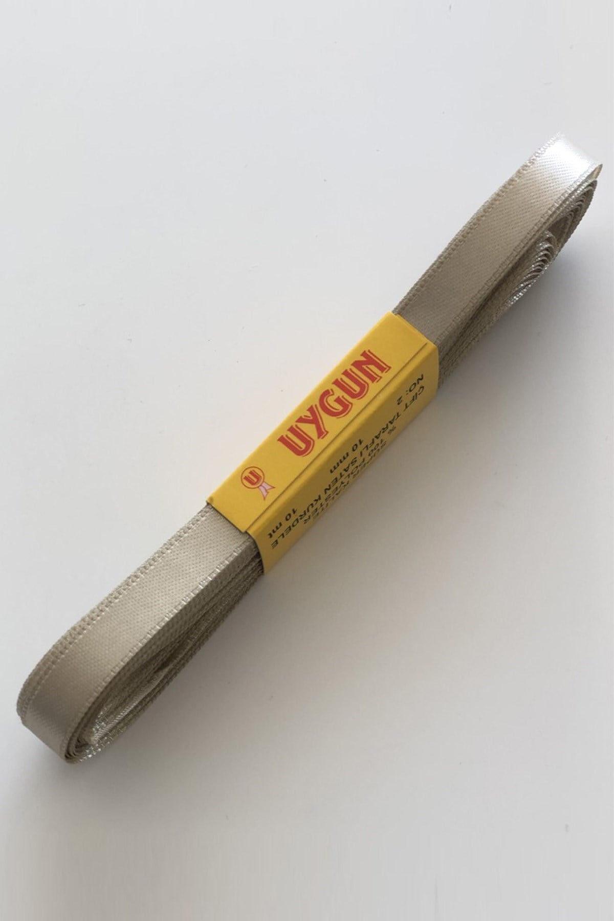 Taş Rengi Saten Kurdele 1 cm
