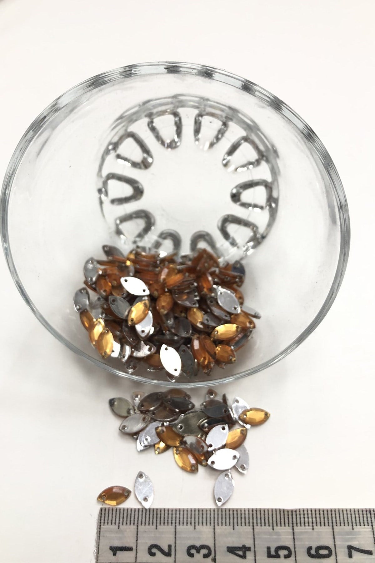 Turuncu Mekik Plastik Dikme Taş 20 gr