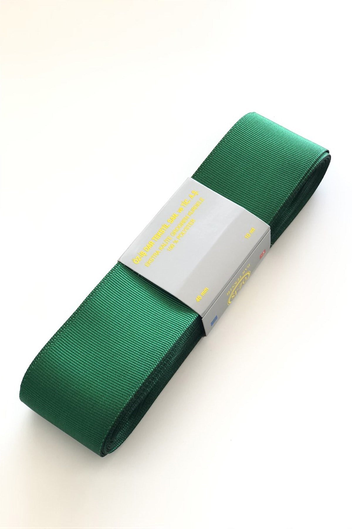 Yeşil Grogren Kurdele 4 cm 10 mt