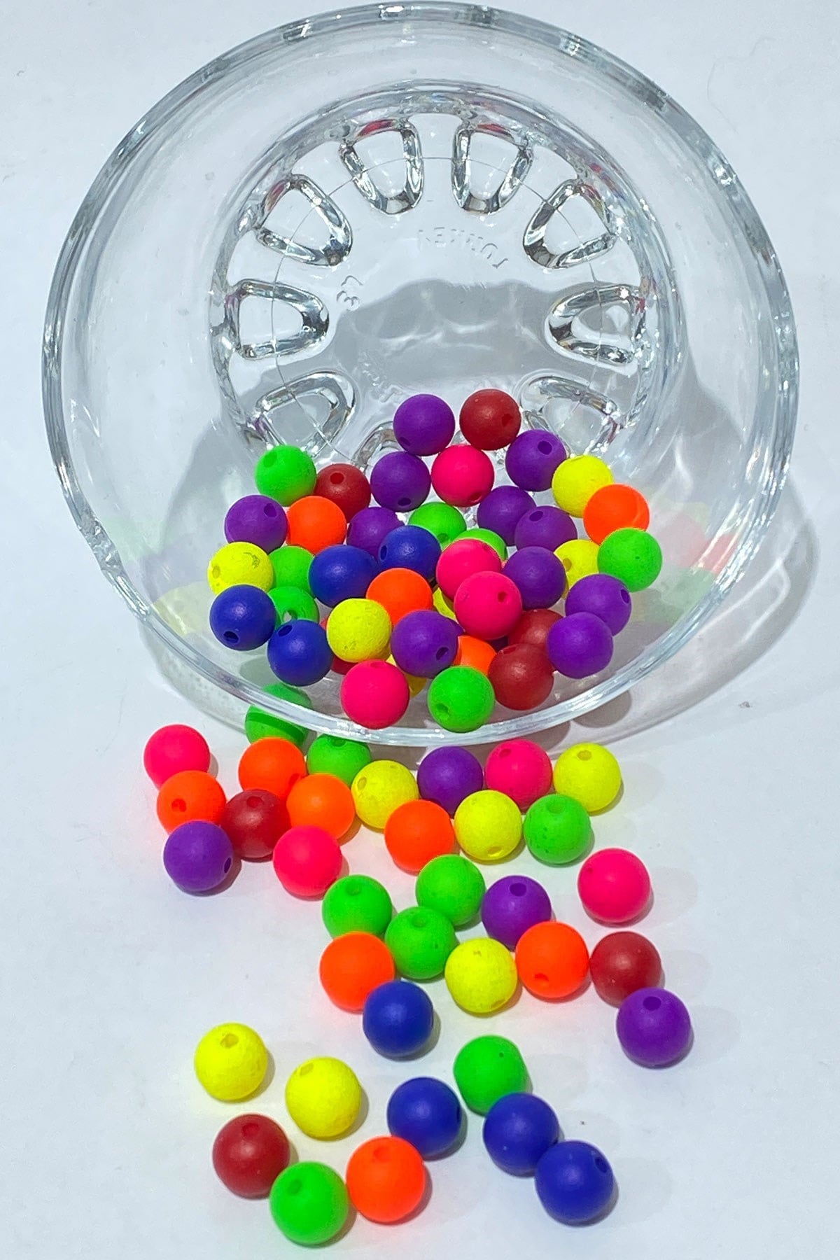 Yuvarlak Neon Plastik Boncuk 20 gr