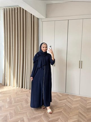 HR-0360H&R ButikNamaz Elbisesi Lacivert