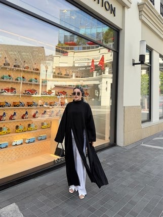 HR-1118H&R ButikTB - Güla Tunik Siyah