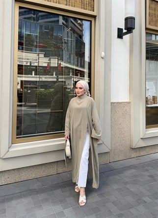 HR-1118H&R ButikTB - Güla Tunik Vizon
