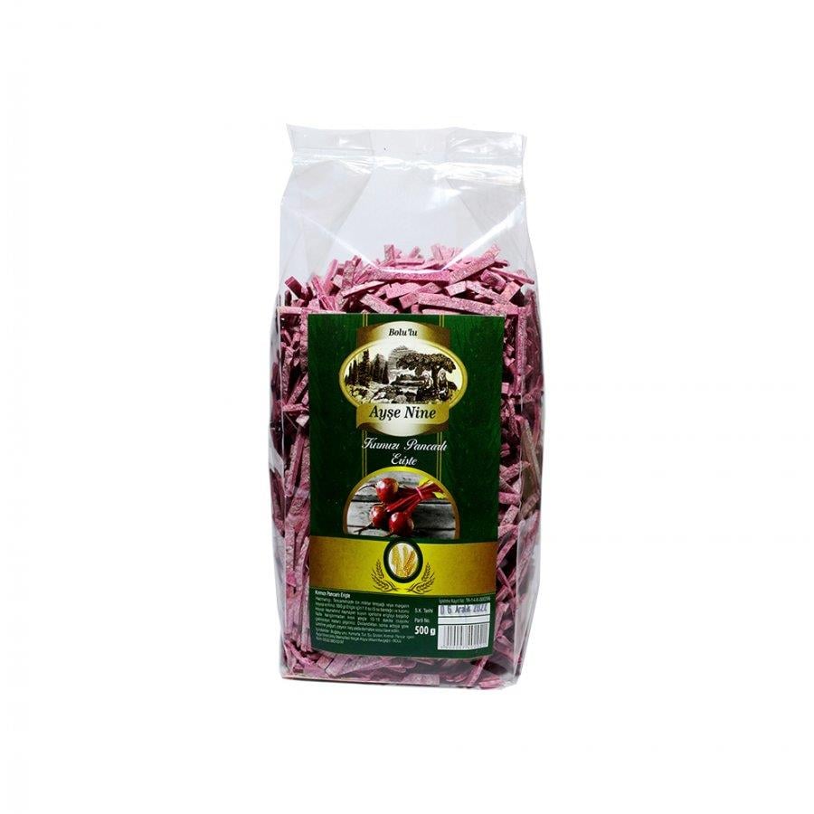 AYŞE NİNE KIRMIZI PANCARLI ERİŞTE 500 GR