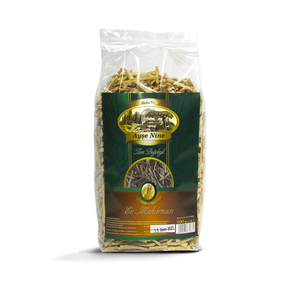 AYŞE NİNE TAM BUĞDAY ERİŞTESİ 500 GR
