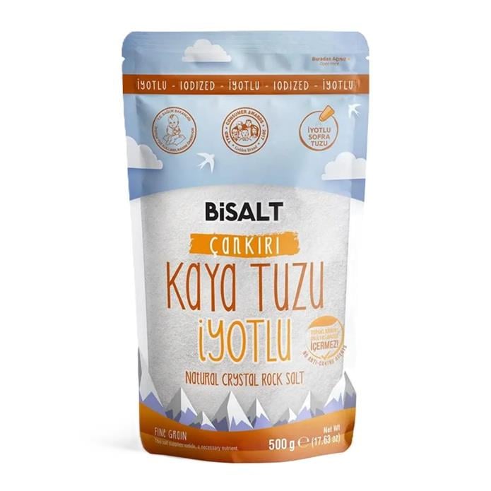 BISALT ÇANKIRI TUZU İYOTLU 500 GR