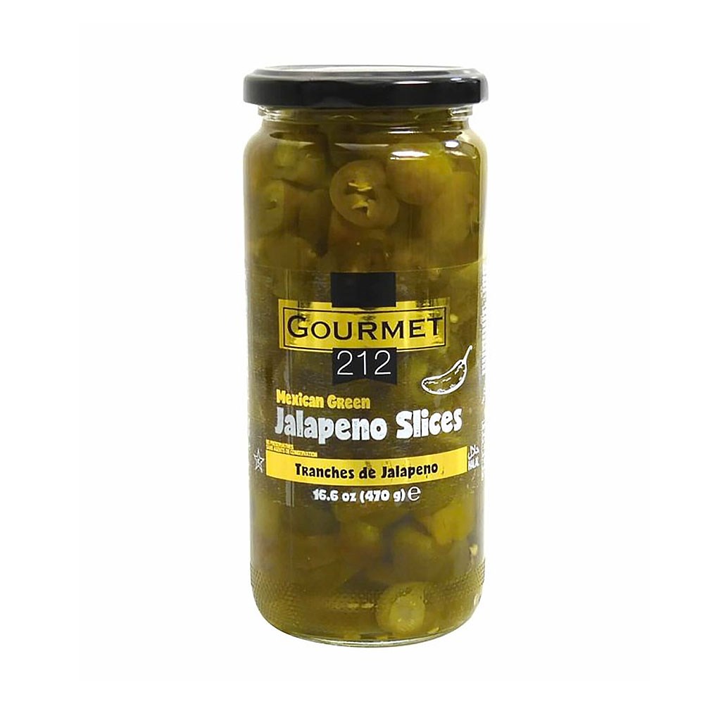 GURME 212 DİLİMLİ YEŞİL JALAPENO 500 CC