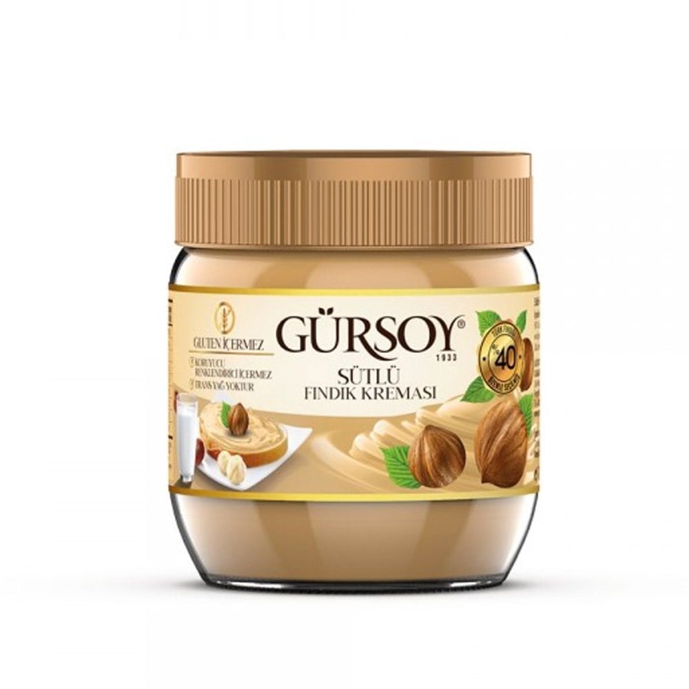 GÜRSOY SÜTLÜ FINDIK KREMASI 400 GR