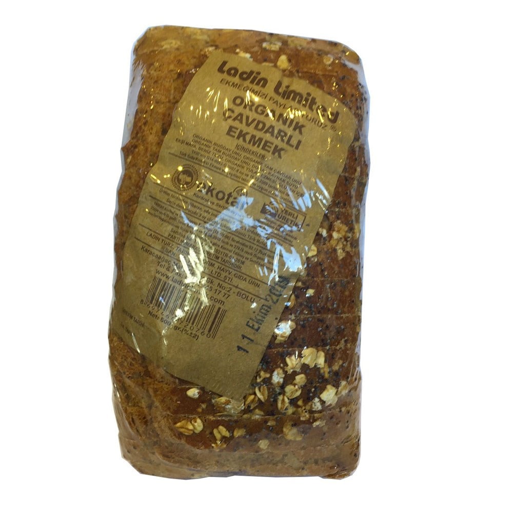 LADİN ORGANİK ÇAVDARLI TOST EKMEĞİ 600 GR