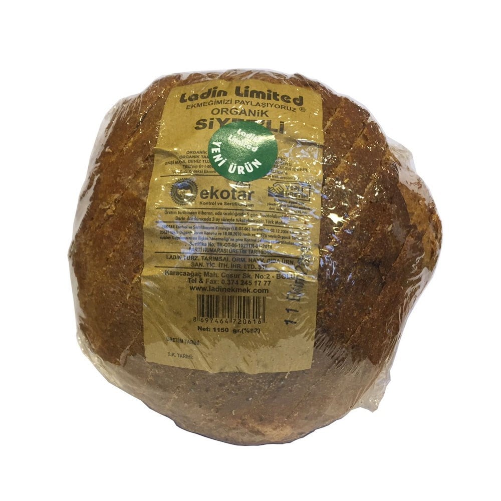 LADİN ORGANİK SİYEZLİ EKMEK 600 GR