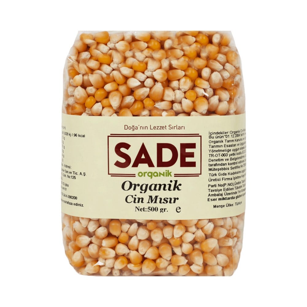 SADE ORGANİK CİN MISIR 500 GR
