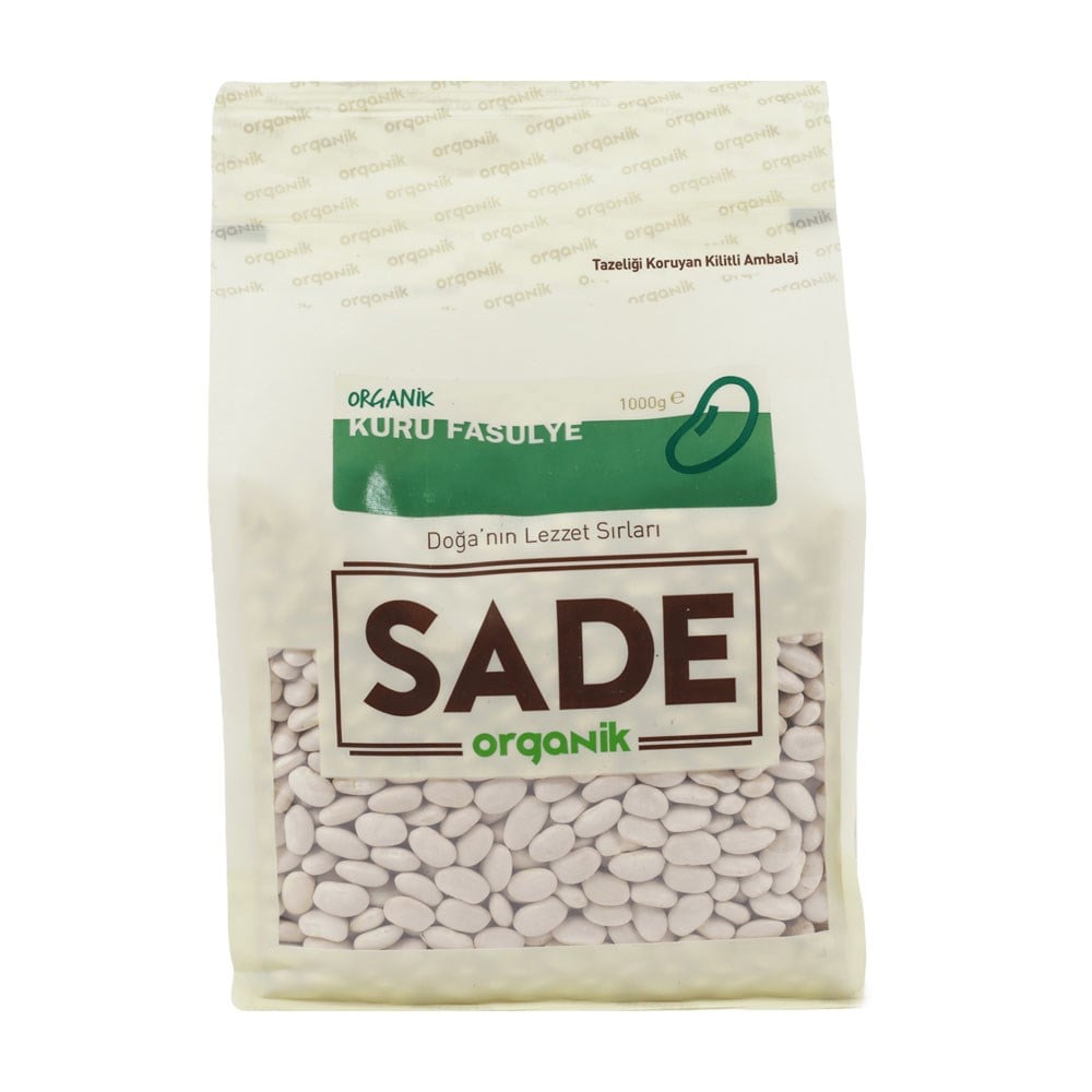 SADE ORGANİK KURU FASULYE 1 KG
