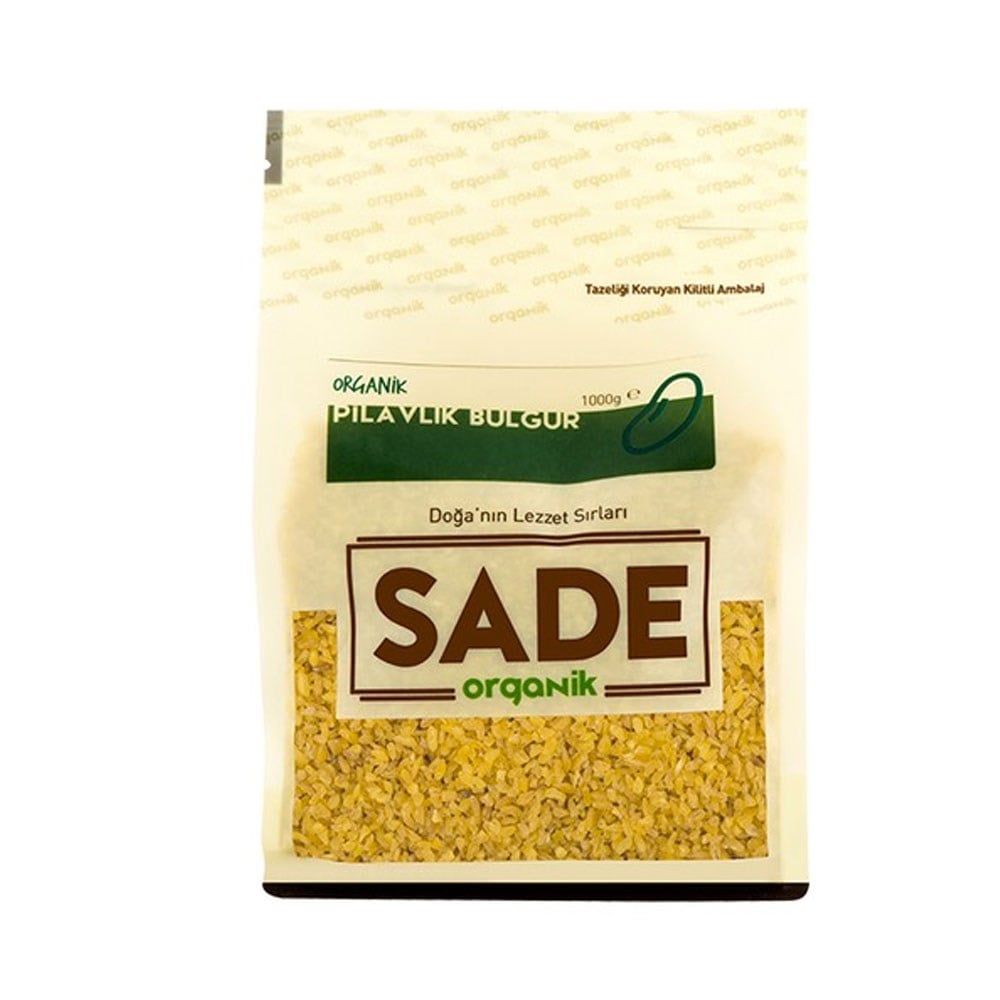 SADE ORGANİK PİLAVLIK BULGUR 1 KG